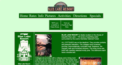 Desktop Screenshot of bluelakeresort.com