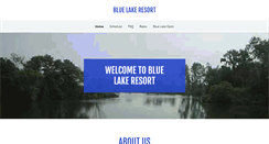 Desktop Screenshot of bluelakeresort.org